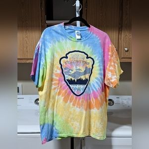 Colortone Short Sleeve Tie Dye Shirt Men's Size XL